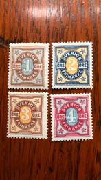 Zweden Michel 50/53 ongebruikt, Postzegels en Munten, Postzegels | Europa | Scandinavië, Ophalen of Verzenden