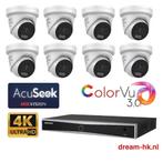 8MP Hikvision AcuSeek Hybrid ColorVu 3.0 set/NVR+8x camera