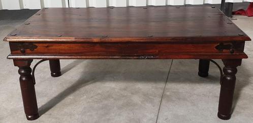 Antieke Koloniale Salontafel. Het kan geleverd worden., Huis en Inrichting, Tafels | Salontafels, Gebruikt, Minder dan 50 cm, 50 tot 100 cm