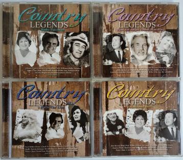 4 CDs Country Legends (2005 Musicbank Ltd) beschikbaar voor biedingen