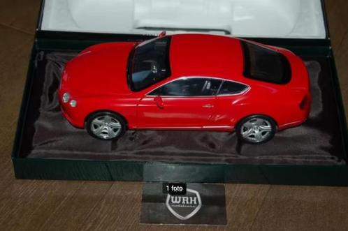 1:18 BENTLEY CONTINENTAL GT 2011 red Minichamps ltd750 WRH, Hobby en Vrije tijd, Modelauto's | 1:18, Zo goed als nieuw, Auto, MiniChamps