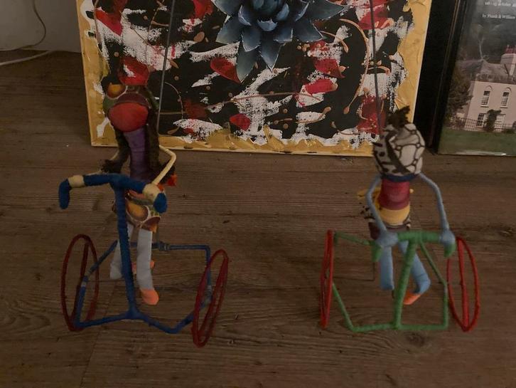 Vintage Zuid-Afrikaanse Protestpoppen, Antiek en Kunst, Kunst | Beelden en Houtsnijwerken, Ophalen of Verzenden