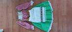 Groene Tiroler jurk maat L, Rode dirndljurk maat M, Kleding | Dames, Ophalen of Verzenden, Zo goed als nieuw, Maat 42/44 (L), Carnaval