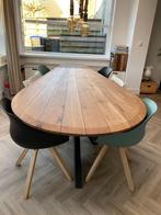 Zwaardtafel Le Havre eiken | 200x100cm | H76cm | Top tafels, Ophalen, 100 tot 150 cm, Eikenhout, Zwaardtafels zijn unieke tafels en levering door heel Nederland