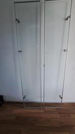 Twee glazen vitrinedeuren Billy kast Ikea, Huis en Inrichting, Ophalen, Minder dan 50 cm, Minder dan 25 cm, 150 tot 200 cm