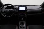 Hyundai KONA 1.0T Premium LED, Apple Carplay, Krell Audio, S, Voorwielaandrijving, Gebruikt, Leder en Stof, Zwart