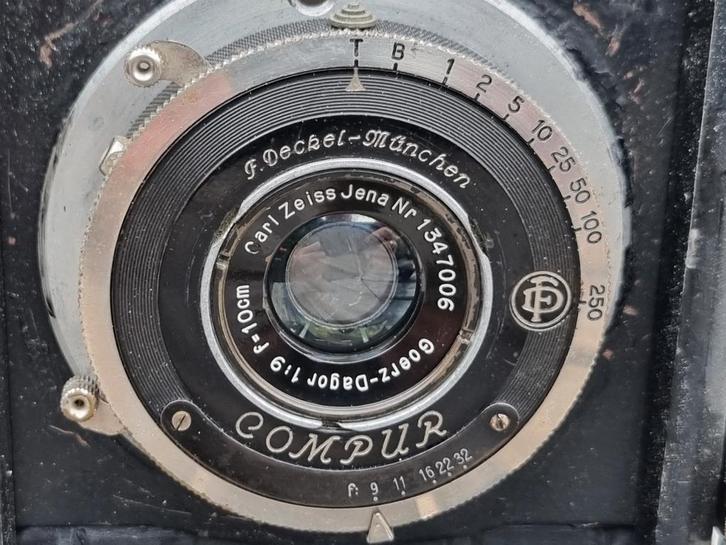 10cm f/9 Goerz-Dagor Carl Zeiss Jena groothoek voor 4x5 inch, Verzamelen, Fotografica en Filmapparatuur, Fototoestel, Voor 1940