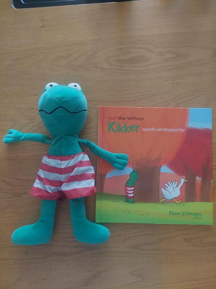 SINT IDEE; Prentenboek met knuffel “Kikker & vriendjes”, Boeken, Prentenboeken en Plaatjesalbums, Nieuw, Prentenboek, Ophalen of Verzenden
