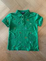 Polo Ralph Lauren polo groen logo jongen mt 7 circa 128, Ophalen of Verzenden, Zo goed als nieuw, Shirt of Longsleeve, Polo Ralph Lauren