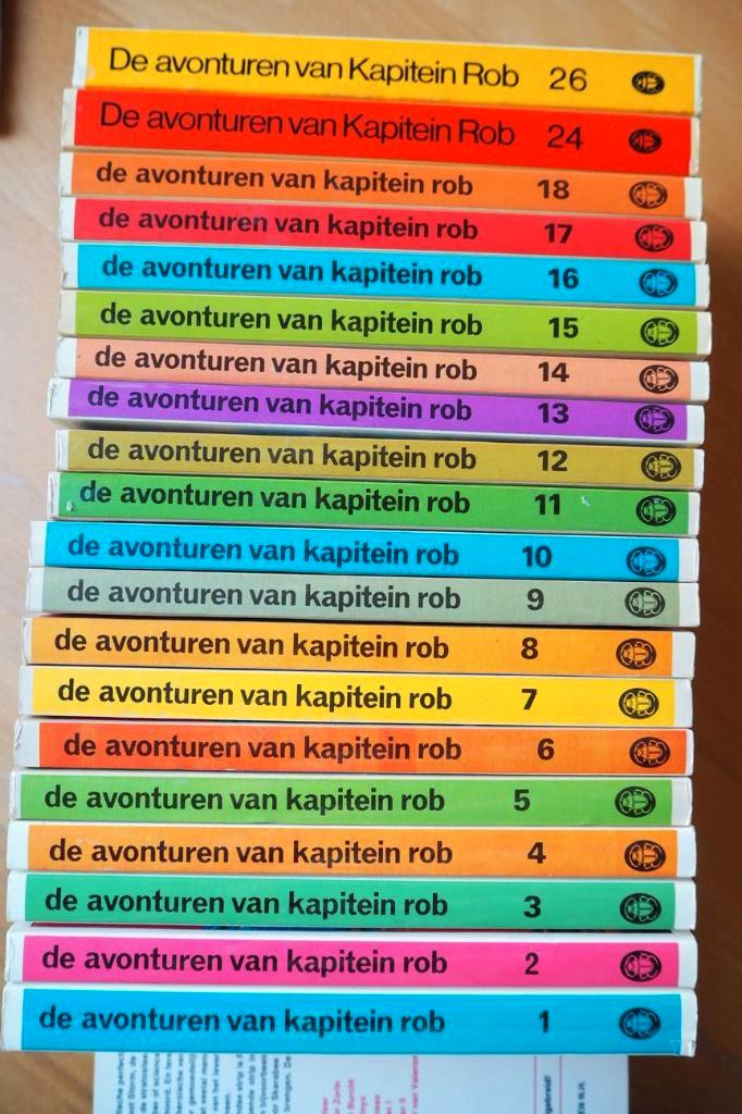20 dln De Avonturen van Kapitein Rob - Pieter Kuhn Skarabee, Boeken, Stripboeken, Gelezen, Meerdere stripboeken, Ophalen of Verzenden