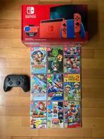 Nintentdo Switch Mario Limited Edition pakket., Spelcomputers en Games, Nintendo, Nintendo, Met 2 controllers, Nieuw