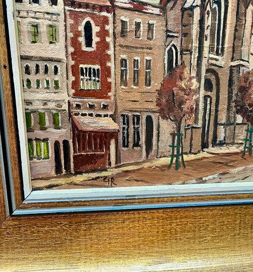 Schilderij Boschstraat Maastricht, Antiek en Kunst, Kunst | Schilderijen | Klassiek, Ophalen
