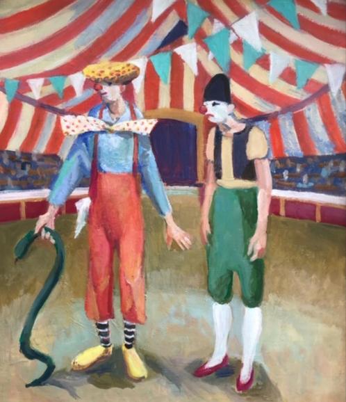 Helene Gregoire, schilderijen sterk gereduceerde prijzen !, Antiek en Kunst, Kunst | Schilderijen | Modern, Ophalen of Verzenden
