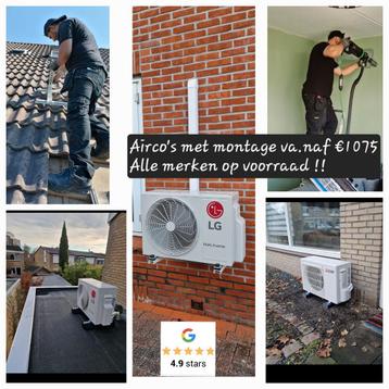 Complete split airco inclusief montage