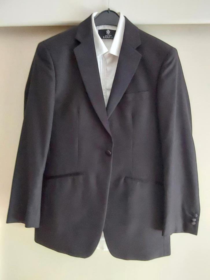 Smoking - nette herenkleding, Kleding | Heren, Kostuums en Colberts, Zo goed als nieuw, Overige maten, Zwart, Ophalen of Verzenden