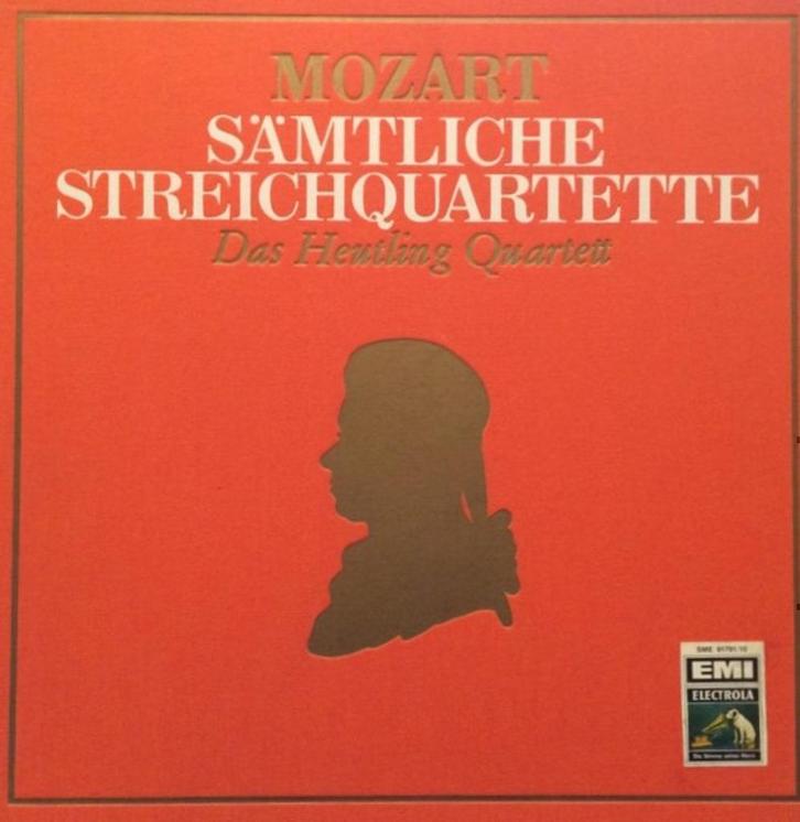 Mozart Das Heutling Quartett Samtliche Streichquartette 10LP, Cd's en Dvd's, Vinyl | Klassiek, Zo goed als nieuw, Classicisme