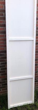 lundia eind stelling kast staander wit 228cm bij 50 cm, Huis en Inrichting, Ophalen of Verzenden, Gebruikt