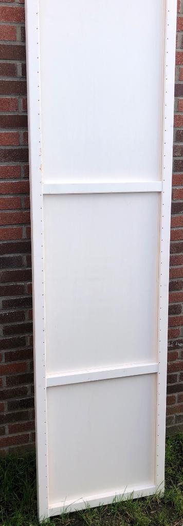 lundia eind stelling kast staander wit 228cm bij 50 cm, Huis en Inrichting, Kasten | Stellingkasten, Gebruikt, Ophalen of Verzenden