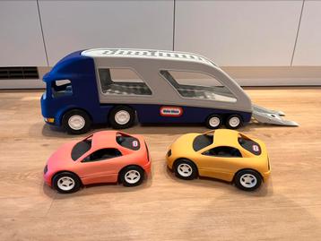 Little Tikes Auto Transport vrachtwagen met 2 Auto's beschikbaar voor biedingen