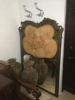 Unieke 18de eeuwse schouwspiegel, Antiek en Kunst, Antiek | Spiegels, Rechthoekig, Ophalen