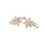 Kocak gold gouden oorbellen, Ophalen of Verzenden, Zo goed als nieuw, Wit, Goud