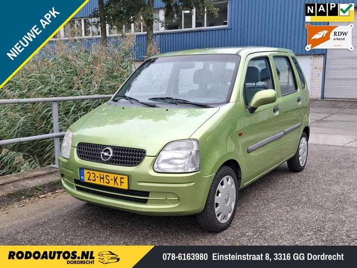 Opel Agila 1.0-12V Comfort Hoge Instap Nw APK 145 dkm, Auto's, Opel, Bedrijf, Agila, Airbags, Elektrische buitenspiegels, Metallic lak