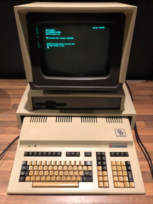 Compudata Tulip System 1 (8086) 1983 met werkende SASI drive, Computers en Software, Vintage Computers, Ophalen