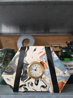 Prachtige & zeldzame 20S Art Déco Hélin chimney clock €25 !, Antiek en Kunst, Ophalen of Verzenden