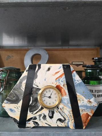  Prachtige & zeldzame 20S Art Déco Hélin chimney clock €25 ! beschikbaar voor biedingen