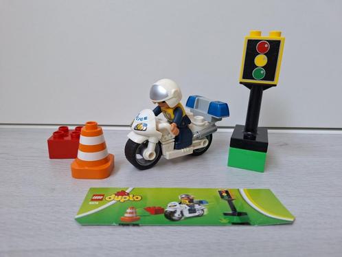 DUPLO 5679 Politiemotor, Kinderen en Baby's, Speelgoed | Duplo en Lego, Gebruikt, Duplo, Complete set, Ophalen of Verzenden