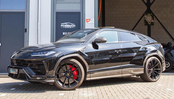 Lamborghini Urus 4.0 V8 CARBON | PANO | BTW | STOELVENTILATI, Auto's, Lamborghini, Bedrijf, Te koop, Urus, 360° camera, 4x4, ABS