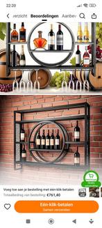 Wandbar/Muurbar - Nieuw - Gratis Bezorging - Nu Reserveren!, Huis en Inrichting, Woonaccessoires | Wijnrekken, 15 tot 25 flessen