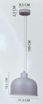 hanglamp, Verzenden, Nieuw, Modern, 75 cm of meer