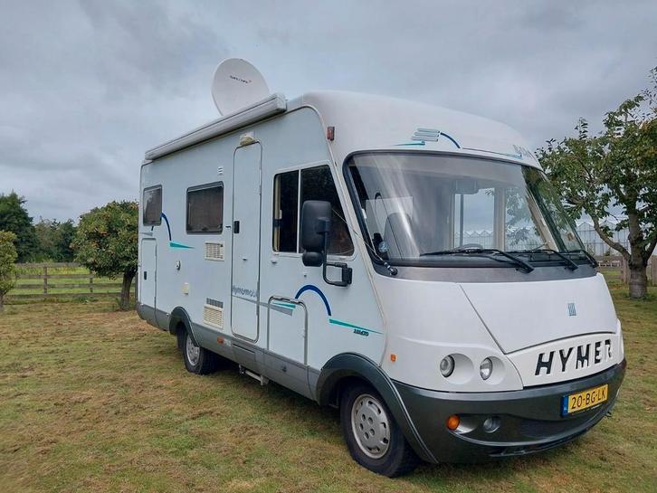 Hymer B524 integraal camper,in prima staat!, Caravans en Kamperen, Campers, Particulier, tot en met 3, Integraal, Hymer, Fiat