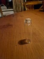 BROCANT GLAZEN FLESJE MET KURK 2x, Huis en Inrichting, Woonaccessoires | Stolpen, Ophalen of Verzenden