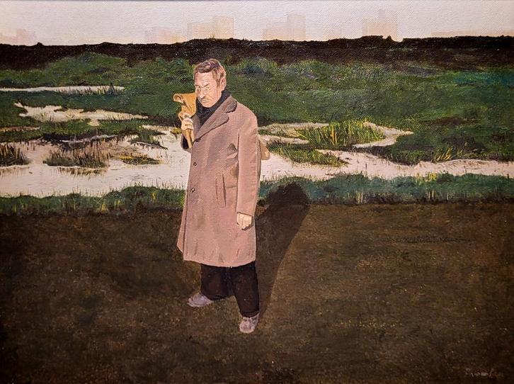 Theo van Laar, geb. 1943, 30x40cm, incl. lijst, 750,- euro, Antiek en Kunst, Kunst | Schilderijen | Klassiek, Ophalen