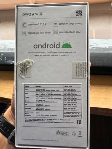 OPPO A74 5G Android beschikbaar voor biedingen