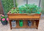 Te koop moestuinbak hoog, Ophalen, Zo goed als nieuw, Hout