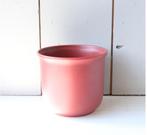Roze Vintage Bloempotten - Set van 2 bloempot jaren 70 retro, Gebruikt, Rond, Binnen, Ophalen of Verzenden