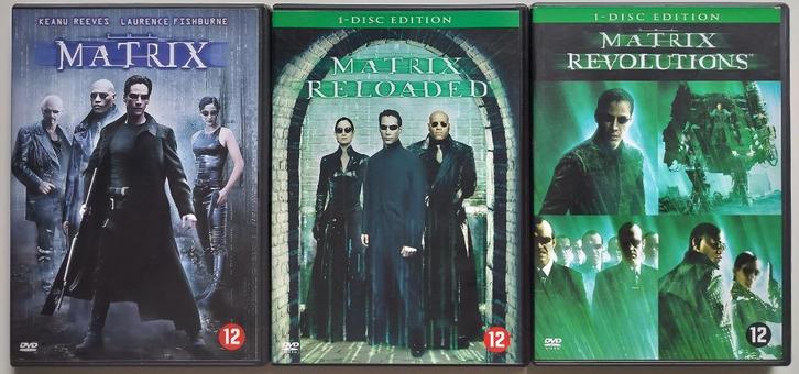 The Matrix Trilogie (1999 - 2003) *3 DVD, Cd's en Dvd's, Dvd's | Actie, Zo goed als nieuw, Actie, Vanaf 12 jaar, Ophalen of Verzenden