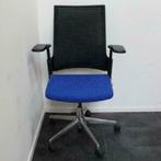 Bureaustoel Ahrend 2020 blauw/zwart ergonomisch, Huis en Inrichting, Bureaustoelen, Blauw, Ergonomisch, Gebruikt, Bureaustoel