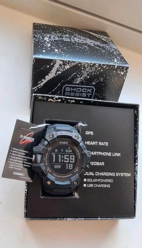 Casio G-Shock GBD-H1000-1ER - Zo goed als nieuw!, Sieraden, Tassen en Uiterlijk, Smartwatches, Zo goed als nieuw, Zwart, Afstand