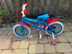 16 inch smurfen fiets, Ophalen, Zo goed als nieuw, 16 tot 20 inch
