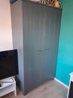 Kledingkast hout Woood Dennis als nieuw met spiegel., Huis en Inrichting, Ophalen of Verzenden, 50 tot 75 cm, 50 tot 100 cm, 150 tot 200 cm