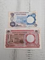 Nigeria Bankbiljetten - 50 Kobo & 1 Pond, Ophalen of Verzenden, Nigeria