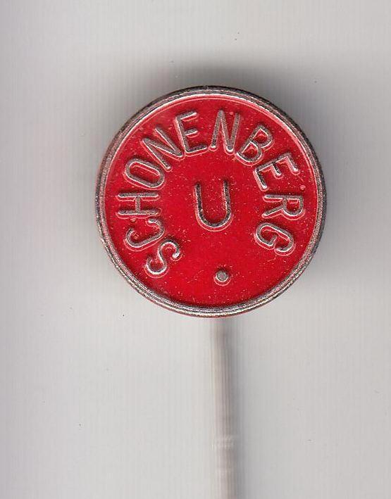 Schonenberg U speldje, Verzamelen, Speldjes, Pins en Buttons, Gebruikt, Speldje of Pin, Overige onderwerpen, Ophalen of Verzenden