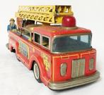 1132 Blikken brandweer ladderwagen., Antiek en Kunst, Ophalen of Verzenden