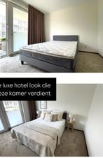 IKEA Säbövik boxspring 160x200 met dekmatras, Huis en Inrichting, Ophalen, Gebruikt, Tweepersoons, 200 cm