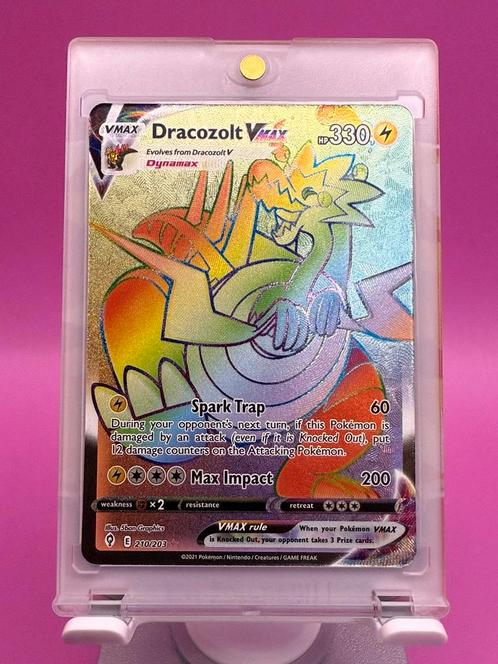 Dracozolt VMAX 210/203 - Rainbow Secret Rare - Holo Mint!, Hobby en Vrije tijd, Verzamelkaartspellen | Pokémon, Zo goed als nieuw
