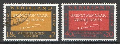 Nederland NVPH nr 856/7 gestempeld Vluchtelingen 1966, Postzegels en Munten, Postzegels | Nederland, Gestempeld, Na 1940, Verzenden